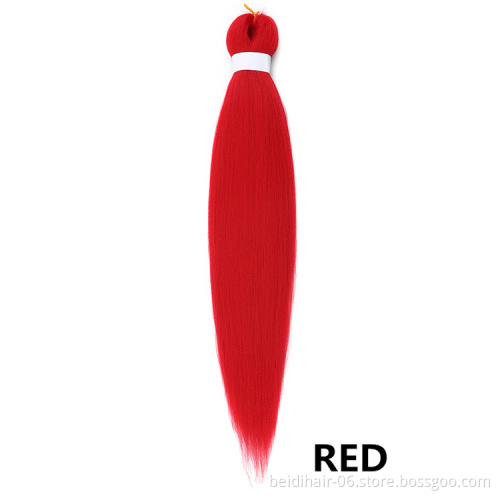 Top Quality Extension Hair Crochet for African Hair Expression Ombre Braids Easy Braid Pre Stretched Synthetic Braiding Hair